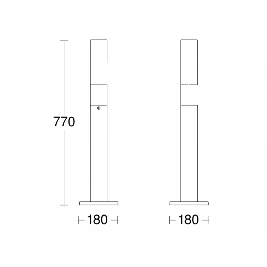 STEINEL 69469 - LED Buitenlamp GL 65 LED/8,5W/230V IP44 3000K antraciet