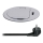 Stekkerdoos voor tafelblad 1x230V + USB-C Power Delivery zilver/zwart