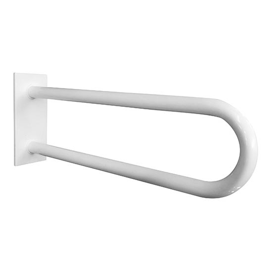 Steunbeugel 10x25 cm wit