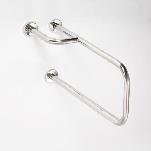 Steunbeugel 23,5x38 cm RVS/zilver