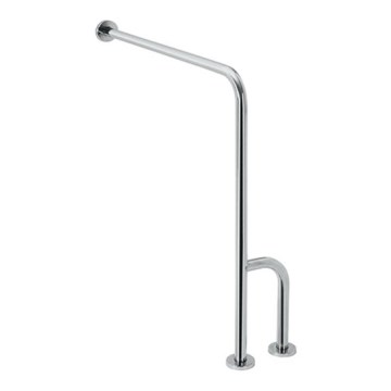 Steunbeugel 23x86,6 cm roestvrij staal/zilver