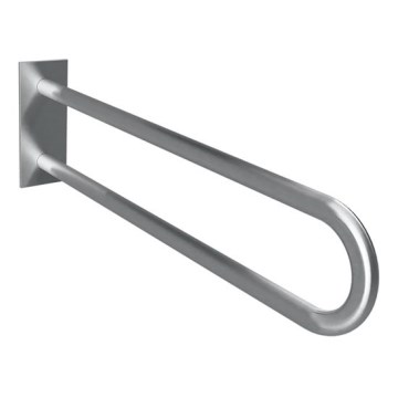 Steunhandgreep 10,3 x 25,3 cm, RVS/zilverkleurig