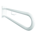 Steunhandgreep 10x25 cm wit