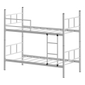 Stevig metalen stapelbed MAVEN 90x200 cm, wit — draagvermogen 2x100 kg (per bed)