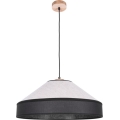 Stijlvolle hanglamp aan kabel AMIGO 1xE27/60W/230V eiken