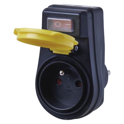 Stopcontact met Schakelaar voor Buiten FRENCH 250V/16A IP44