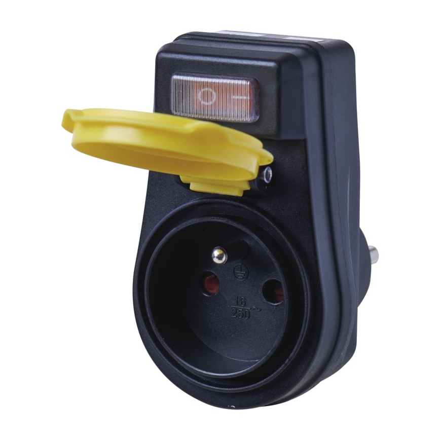 Stopcontact met Schakelaar voor Buiten FRENCH 250V/16A IP44