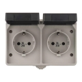 Stopcontact voor Buiten SCHUKO 250V / 16A IP44 2Z
