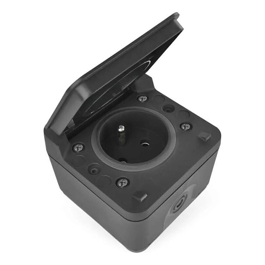 Stopcontact voor vochtige ruimtes IP55