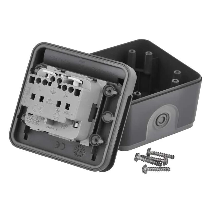 Stopcontact voor vochtige ruimtes IP55