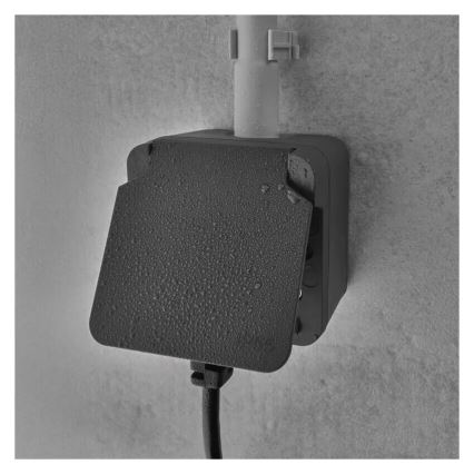 Stopcontact voor vochtige ruimtes IP55
