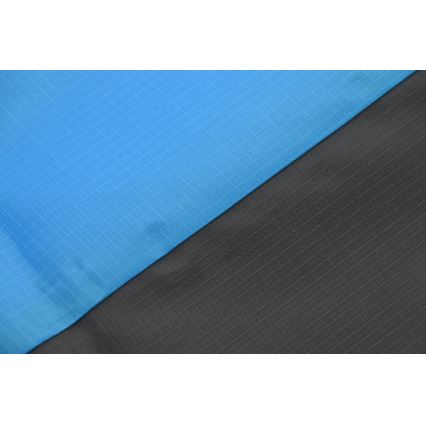 Strandmat 200x200 cm blauw/grijs