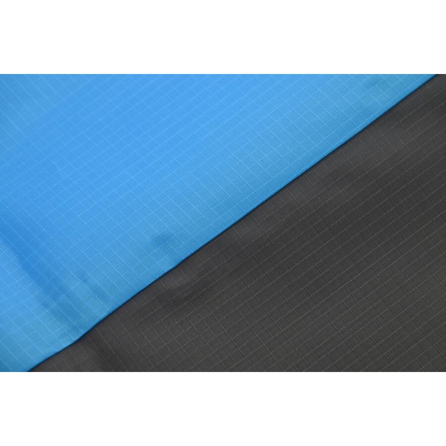 Strandmat 200x200 cm blauw/grijs