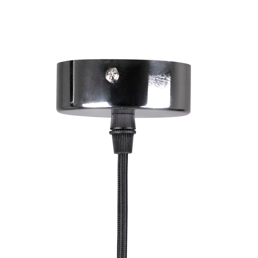 Stroomkabel 1xE27/20W/230V glanzend chroom