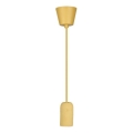 Stroomkabel 1xE27/60W/230V beton/beige