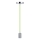 Stroomkabel 1xE27/60W/230V groen/glanzend chroom