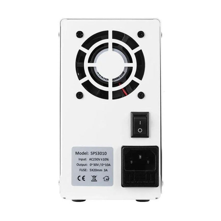 Stroomvoorziening voor het laboratorium SPS605 0-60V/0-5A