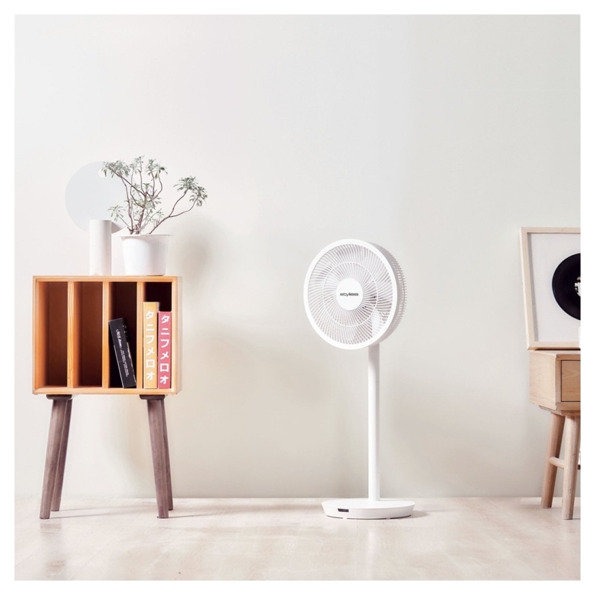 Stylies - 2-in-1 staande ventilator ANTILA 25W/230V 88 cm wit + afstandsbediening