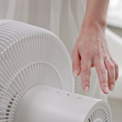 Stylies - 2-in-1 staande ventilator ANTILA 25W/230V 88 cm wit + afstandsbediening