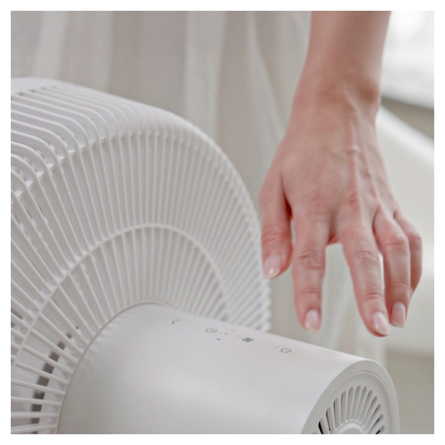 Stylies - 2-in-1 staande ventilator ANTILA 25W/230V 88 cm wit + afstandsbediening