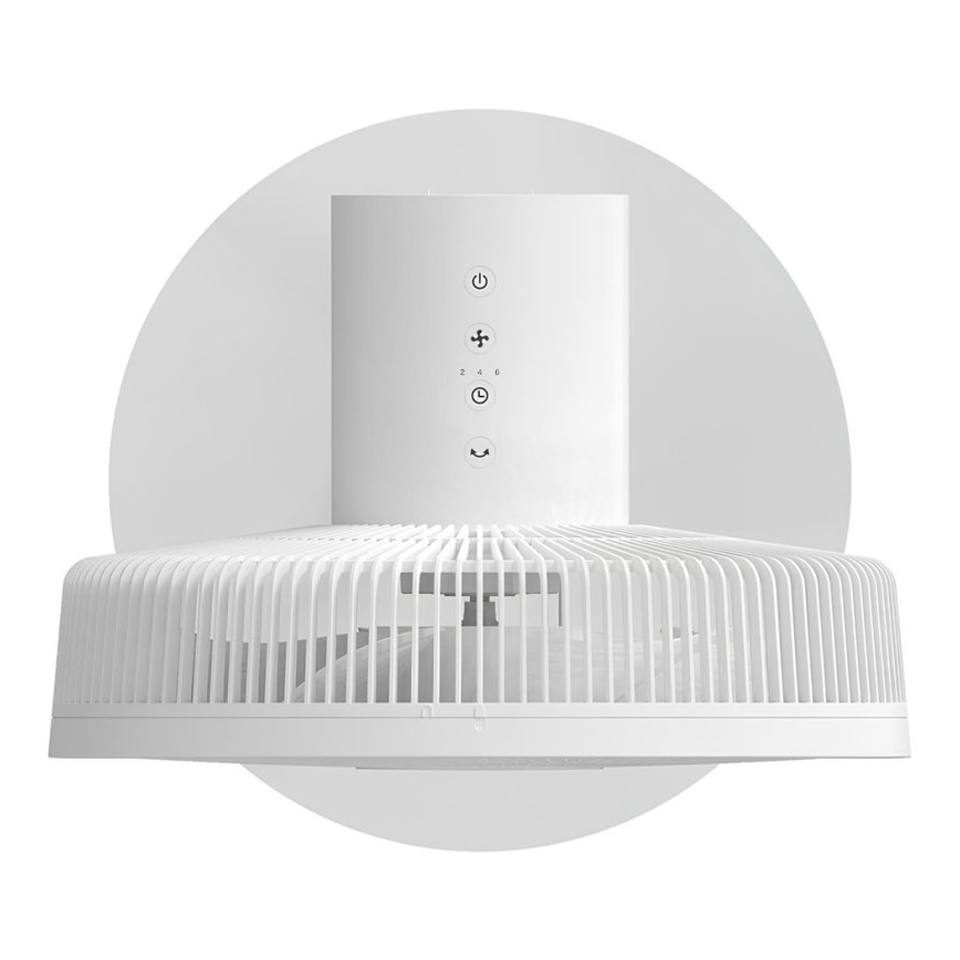 Stylies - 2-in-1 staande ventilator ANTILA 25W/230V 88 cm wit + afstandsbediening