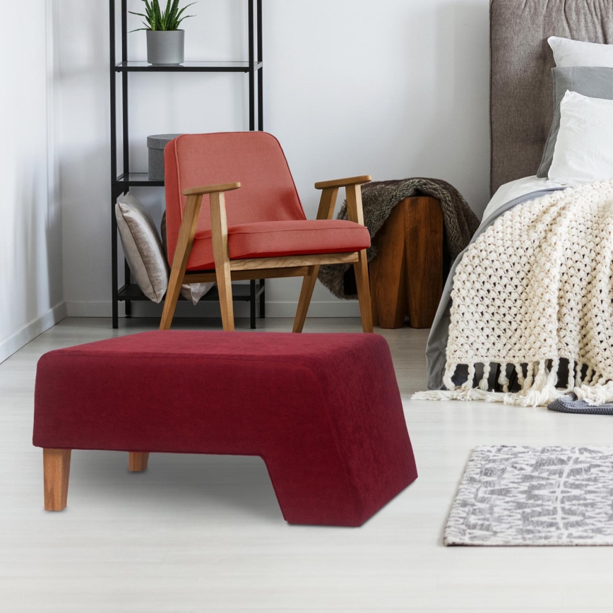 Taboret KATE 40x84 cm rood