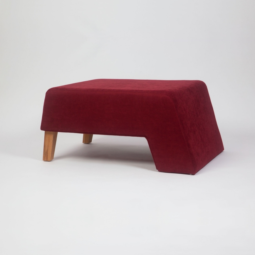 Taboret KATE 40x84 cm rood