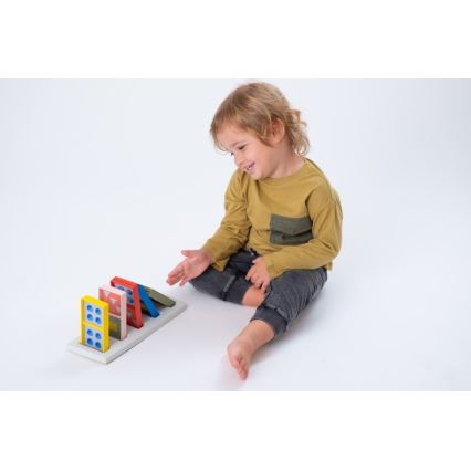 Taf Toys - Kinder dominostenen 4 in 1 dieren