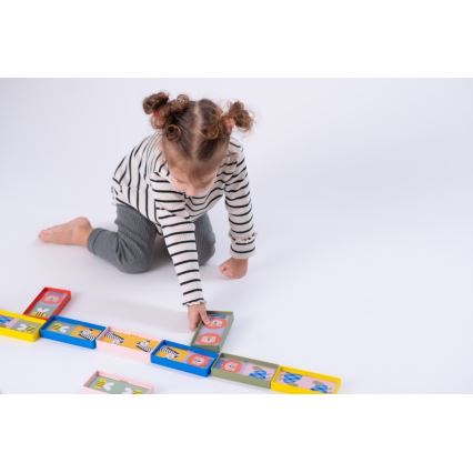 Taf Toys - Kinder dominostenen 4 in 1 dieren