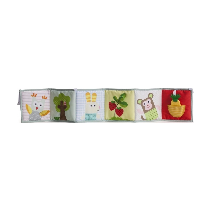 Taf Toys - Kinder textielboek 3 in 1 dieren