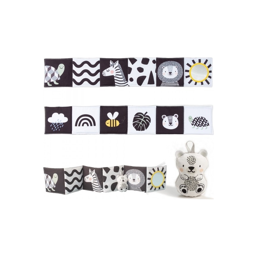 Taf Toys - Kinder textielboek 3in1 savanne