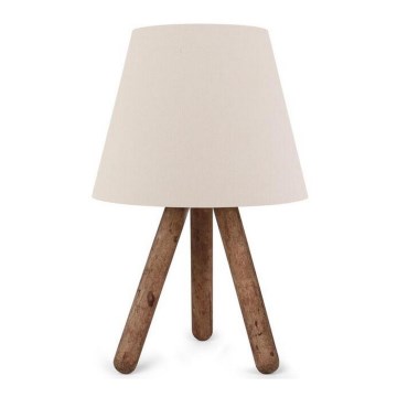 Tafel Lamp AYD 1xE27/60W/230V beige/bruin