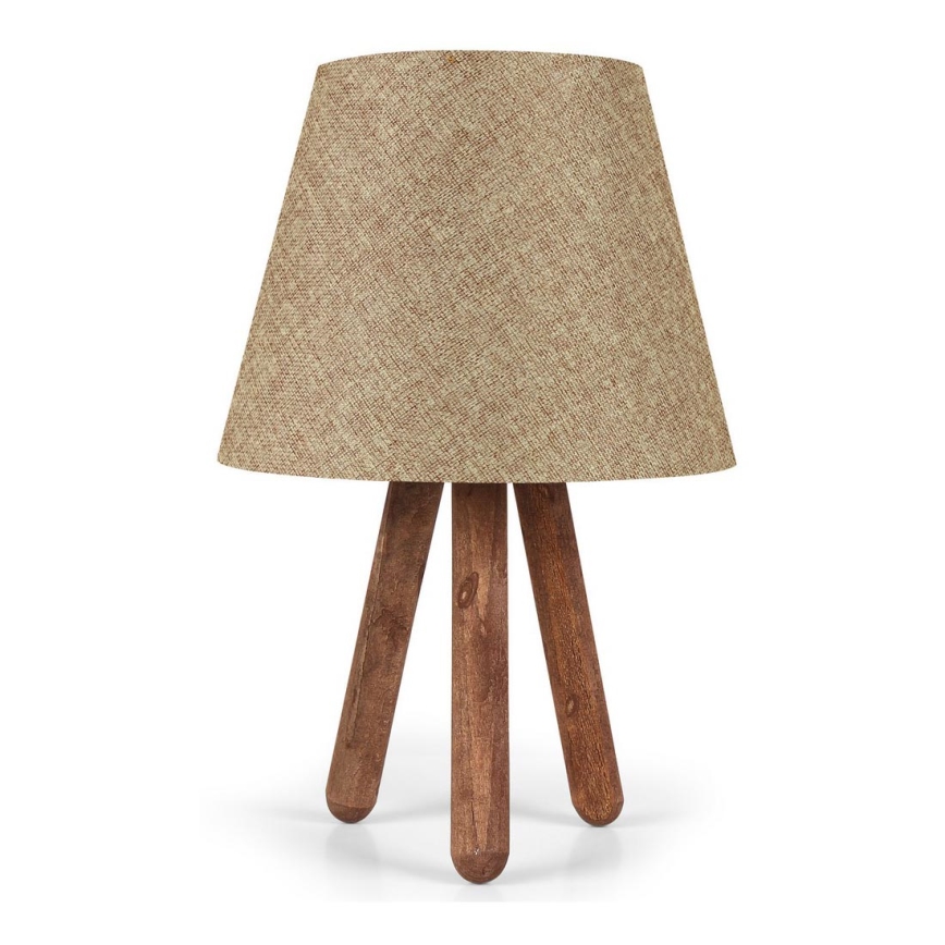 Tafel Lamp AYD 1xE27/60W/230V beige/bruin