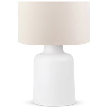 Tafel Lamp AYD 1xE27/60W/230V beige/wit