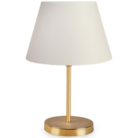 Tafel Lamp AYD 1xE27/60W/230V wit/goud