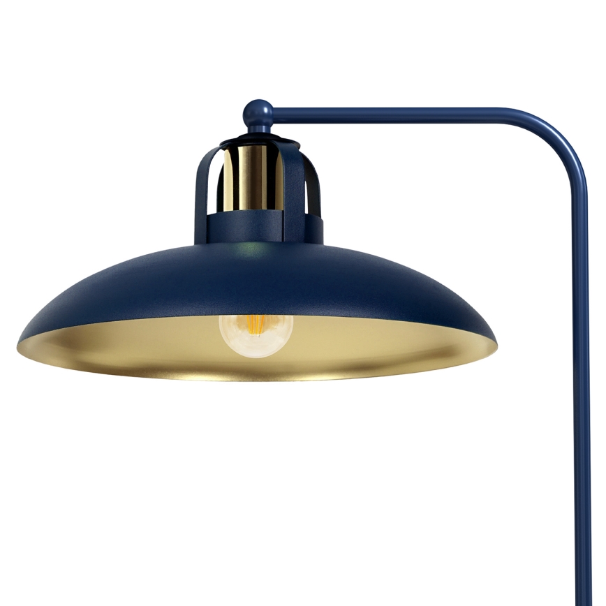 Tafel Lamp FELIX 1xE27/60W/230V blauw