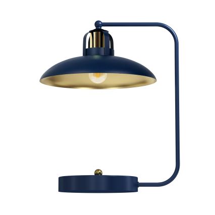 Tafel Lamp FELIX 1xE27/60W/230V blauw
