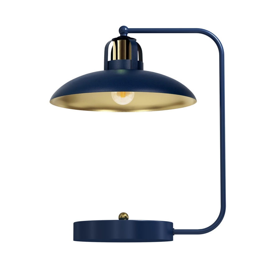 Tafel Lamp FELIX 1xE27/60W/230V blauw
