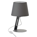 Tafel Lamp GRACIA 1xE27/60W/230V grijs