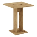 Tafel STRAPO 68 x 68 cm artisan eik