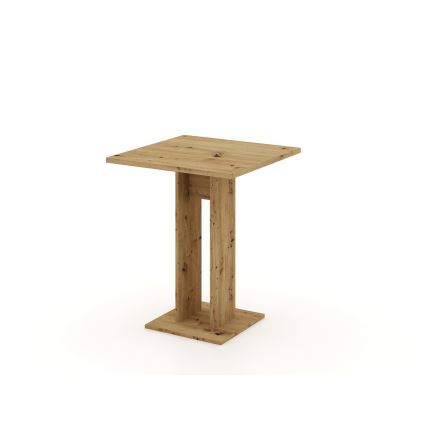 Tafel STRAPO 68 x 68 cm artisan eik