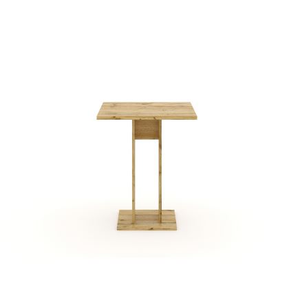 Tafel STRAPO 68x68 cm eiken Wotan