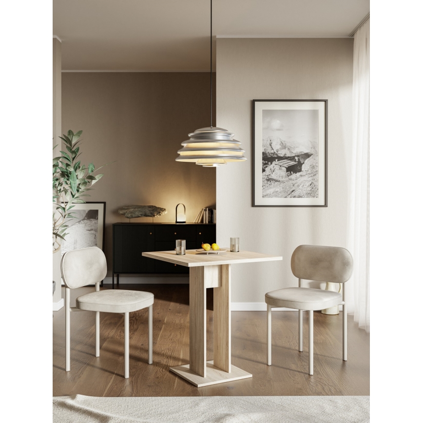 Tafel STRAPO 68x68 cm Sonoma eiken