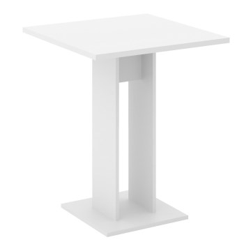 Tafel STRAPO 68x68 cm wit