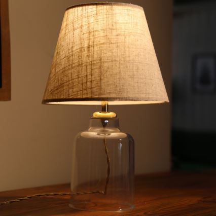 Tafelamp AYD 1xE27/40W/230V crème/helder