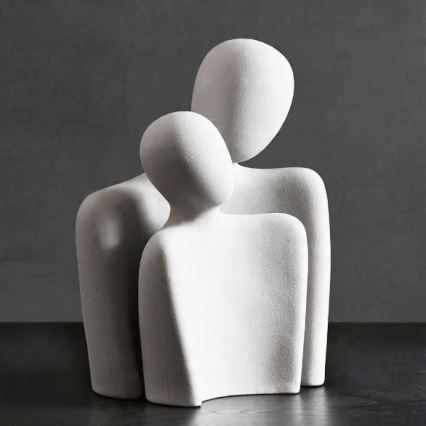 Tafeldecoratie 20x5,5x14,5 cm wit