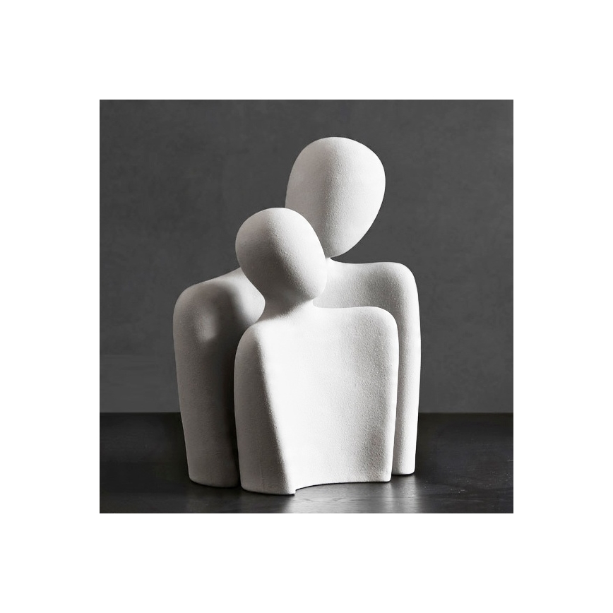 Tafeldecoratie 20x5,5x14,5 cm wit