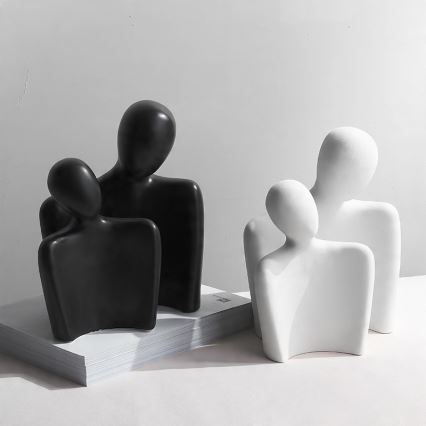 Tafeldecoratie 20x5,5x14,5 cm zwart