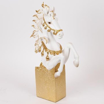 Tafeldecoratie 22x40 cm paard