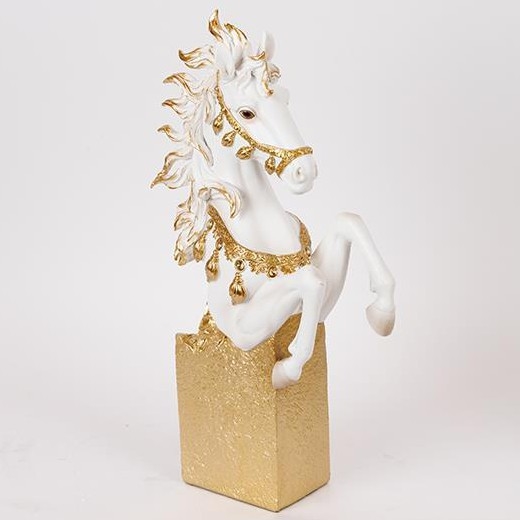Tafeldecoratie 22x40 cm paard
